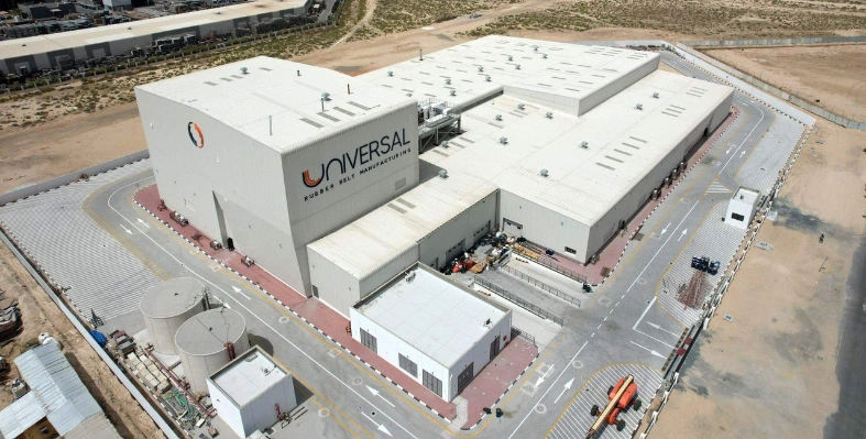 The company’s portfolio spans automotive V-belts, multi-rib belts, and timing belts. (Image source: Universal Rubber) the_manufacturing_facility